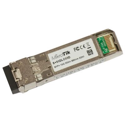 Mikrotik S 85DLC03D Modulo Fibra SFP MultMod 300m